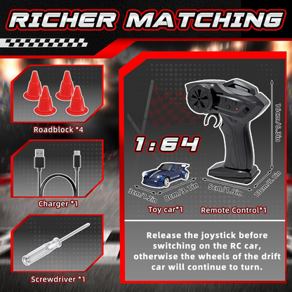 🔥Coche Radiocontrol Drift Alta Velocidad.