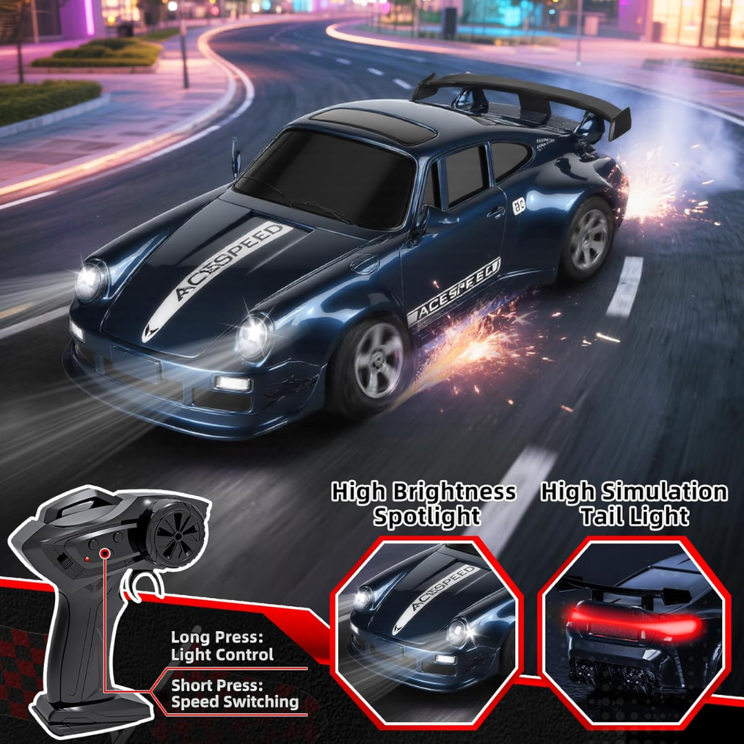 🔥Coche Radiocontrol Drift Alta Velocidad.